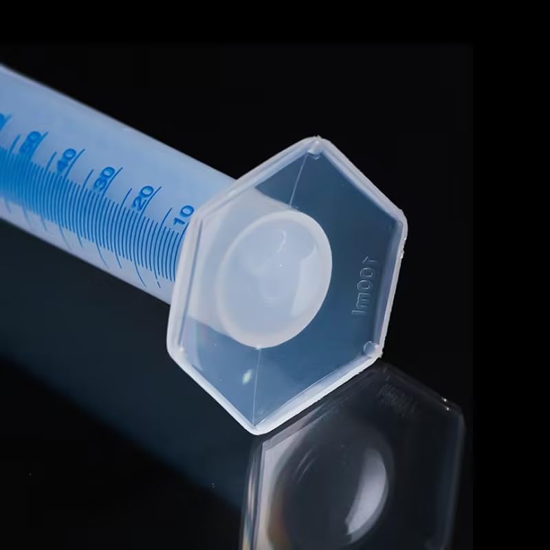 Qintreesify 1Pc 100ml Plastic Graduated Cylinder - Transparent Measuring Cylinder Set for Science Lab Experiments, Chemistry and Labware with Precise mL Markings - Image 4